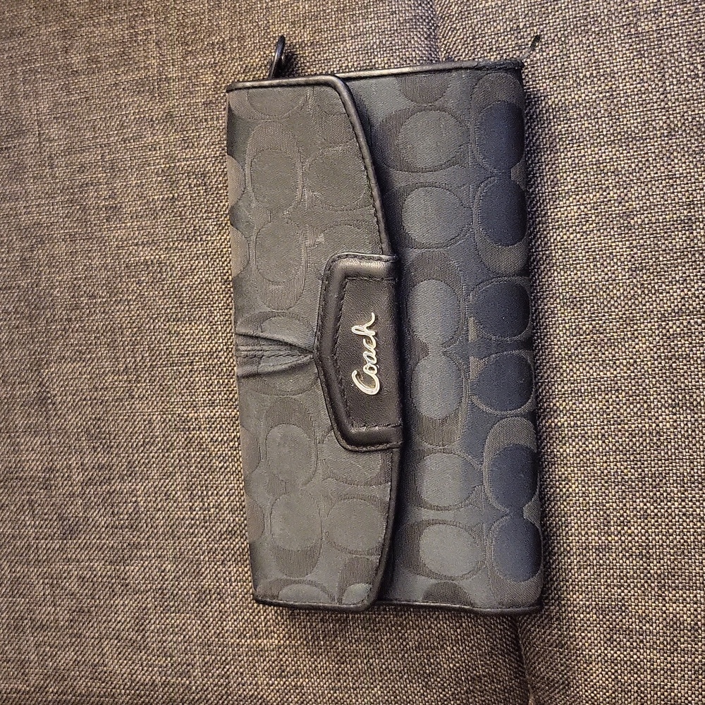 Coach Madison Wallet Black GUC